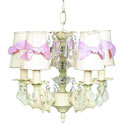 5 Arm Bow Shade Chandelier