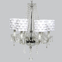 Pom Pom 6 Arm Middleton Chandelier