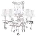 Cinderella White Floral Chandelier