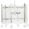 3 Light Crystal Swag Chandelier