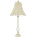 Ivory Starburst Lamp