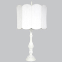 Double Scallop Drum Lotus Lamp