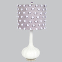 Lavender Pom-Pom Squash Lamp