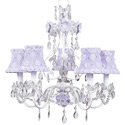 Lavender Flower Garden Chandelier