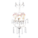 Bow Sash 3 Arm Pear Chandelier