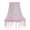 Pink Pearl Flower Chandelier Shade