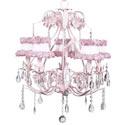 Rose Ballroom 5 Arm Chandelier