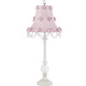 Rose Swag Glass Ball Lamp