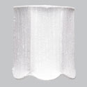 Scallop Drum Chandelier Shade