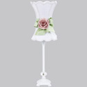 Hourglass Rose Lamp