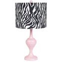 Zebra Drum Lamp