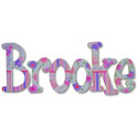 Brooke's Butterflies Wall Letters