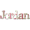 Jordan's Patterns Wall Letters