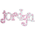 Strawberry Ice Wall Letters