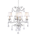 Flower Petal 4 Arm Valentino Chandelier