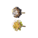 Multi-Colored Beaded Floral Knob