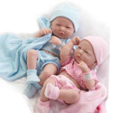 Real Newborn Baby Boy and Girl
