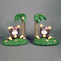 Monkey Bookends
