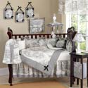 Toile Crib Bedding Set
