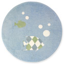 Go Fish Round Rug