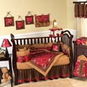 Oriental Garden Crib Bedding Set