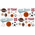 All Star Sports Wall Decal