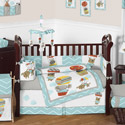 Balloon Buddies Crib Bedding Set