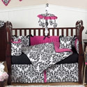 Isabella Damask Crib Bedding Set