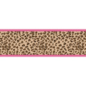 Cheetah Pink Wallpaper Border