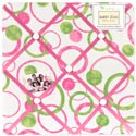 Pink Circles Memo Board