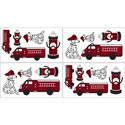 Fire Truck Wall Decal
