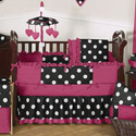 Hot Dot Crib Bedding Collection