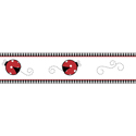 Little Ladybug Wallpaper Border