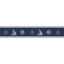 Nautical Nights Wallpaper Border