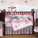 Paris Collection Crib Bedding Set