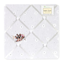White Eyelet Memo Board