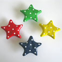 Polka Dot Star Furniture Knob