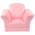 Pink Faux Leather Kids Chair