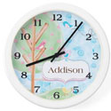 Personalized Birds Clock