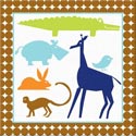 Boys Animal Canvas Art