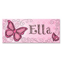 Personalized Rectangle Butterfly Canvas