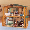 Campfire Cabin Dollhouse