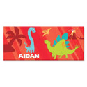 Personalized Rectangle Dinosaur Canvas Art