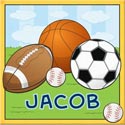 Personalized Sports Canvas Art