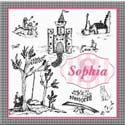 Personalized Toile Canvas Art