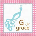 Personalized Girls Animal Canvas Art