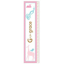 Personalized Girls Animal Growth Chart