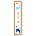 Personalized Boys Animal Growth Chart