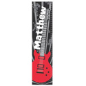 Personalized Guitar Growth Chart