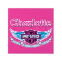 Girl's Harley Davidson� Personalized Canvas Art